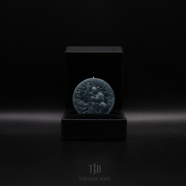 Saint Christopher Jade Pendant