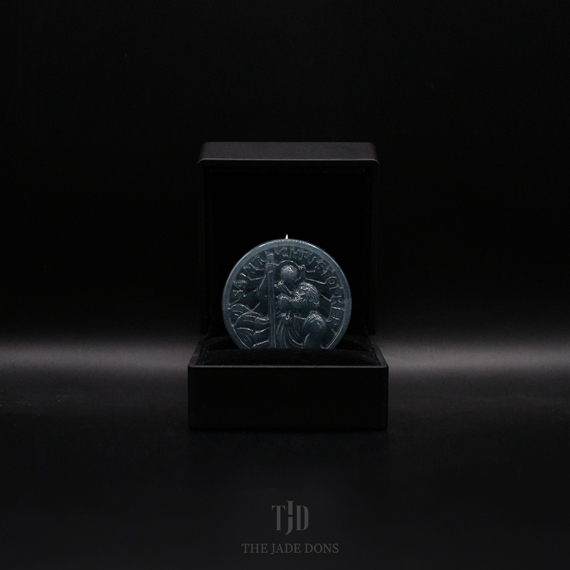 Saint Christopher Jade Pendant