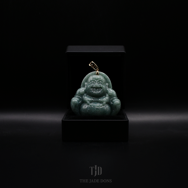 Green Buddha With Necklace Jade Pendant