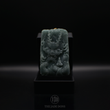 Warrior Dragon Jade Pendant