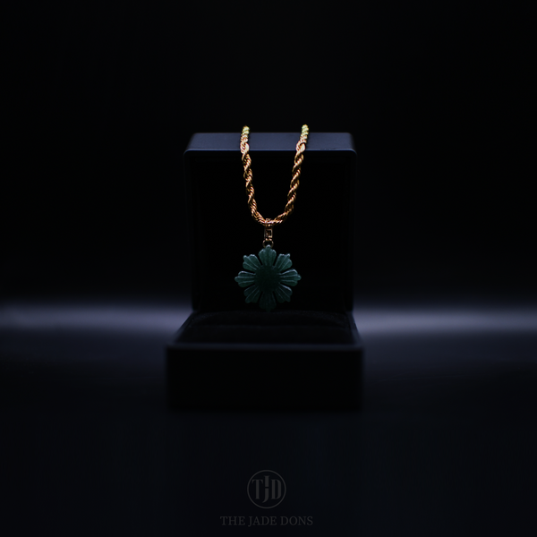 Filipino Sun Mini Jade Pendant