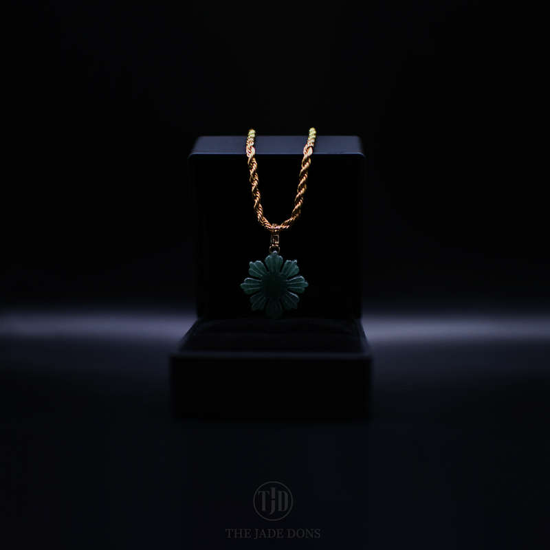 Filipino Sun Mini Jade Pendant