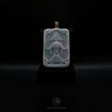 Three Headed Elephant Buddha Jade Pendant (1 of 1)