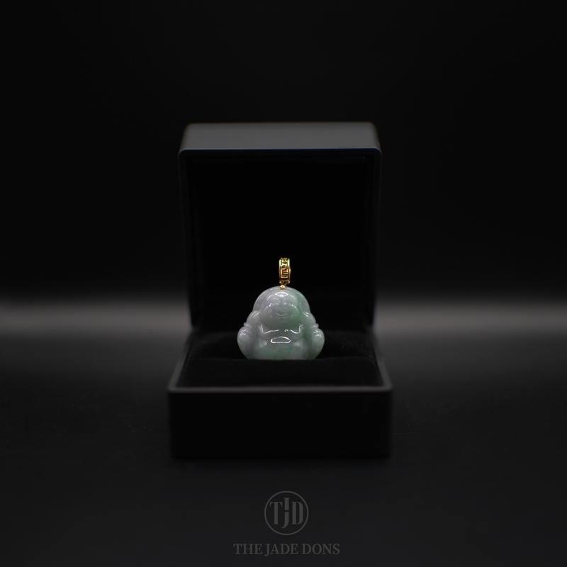 Mini Multi Green Buddha Jade pendant