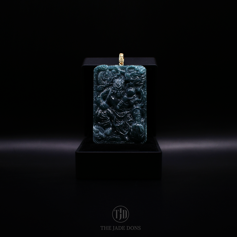 Monkey King Jade Pendant