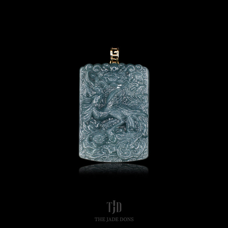 Rising Phoenix Jade Pendant (1 of 1)