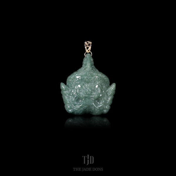 Khon Mask Jade Pendant