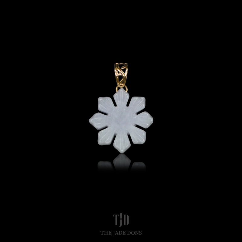 White Sun Mini Jade Pendant