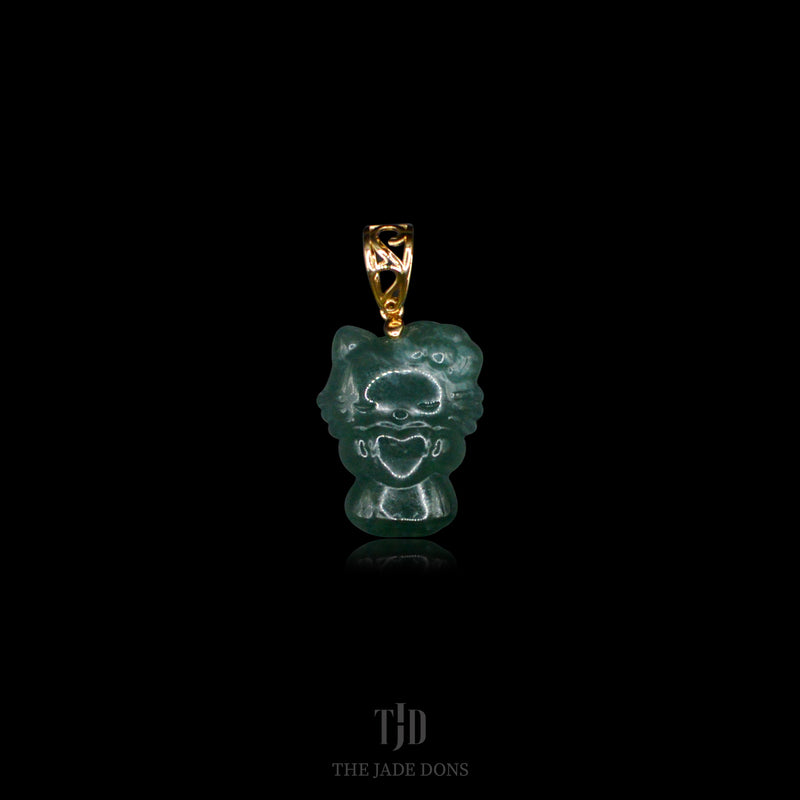 Hello Kitty Jade Pendant V3