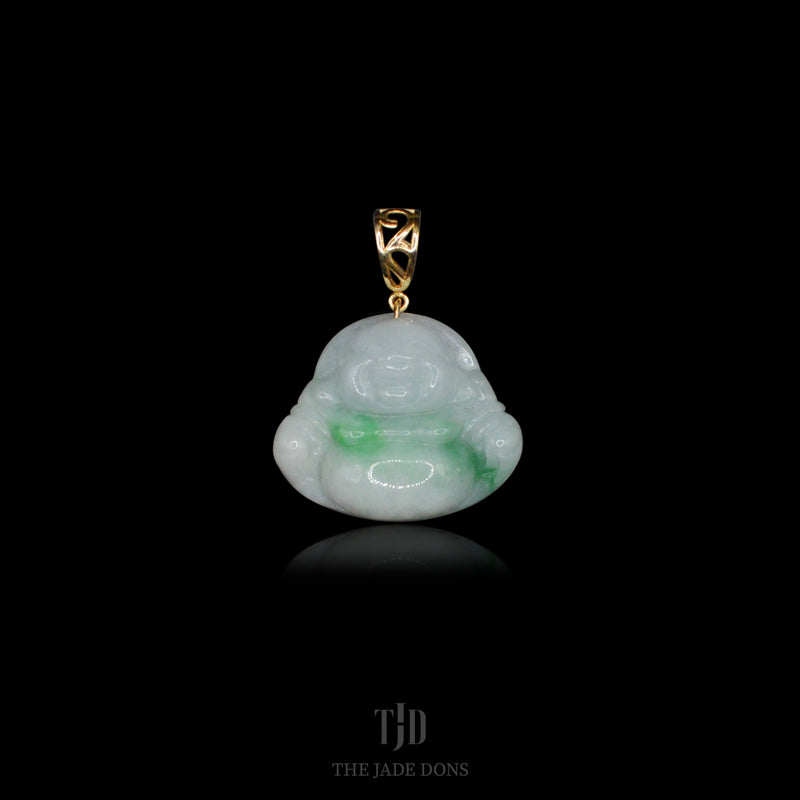 Mico Two Tone Buddha Jade Pendant