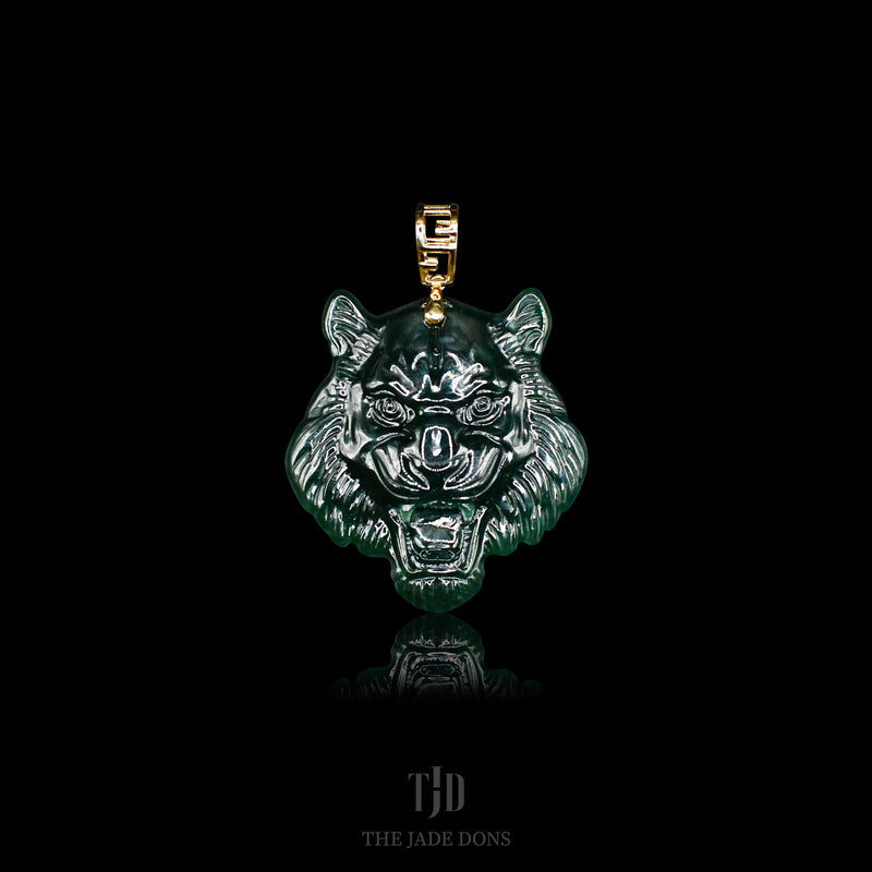 Tiger Head Jade Pendant